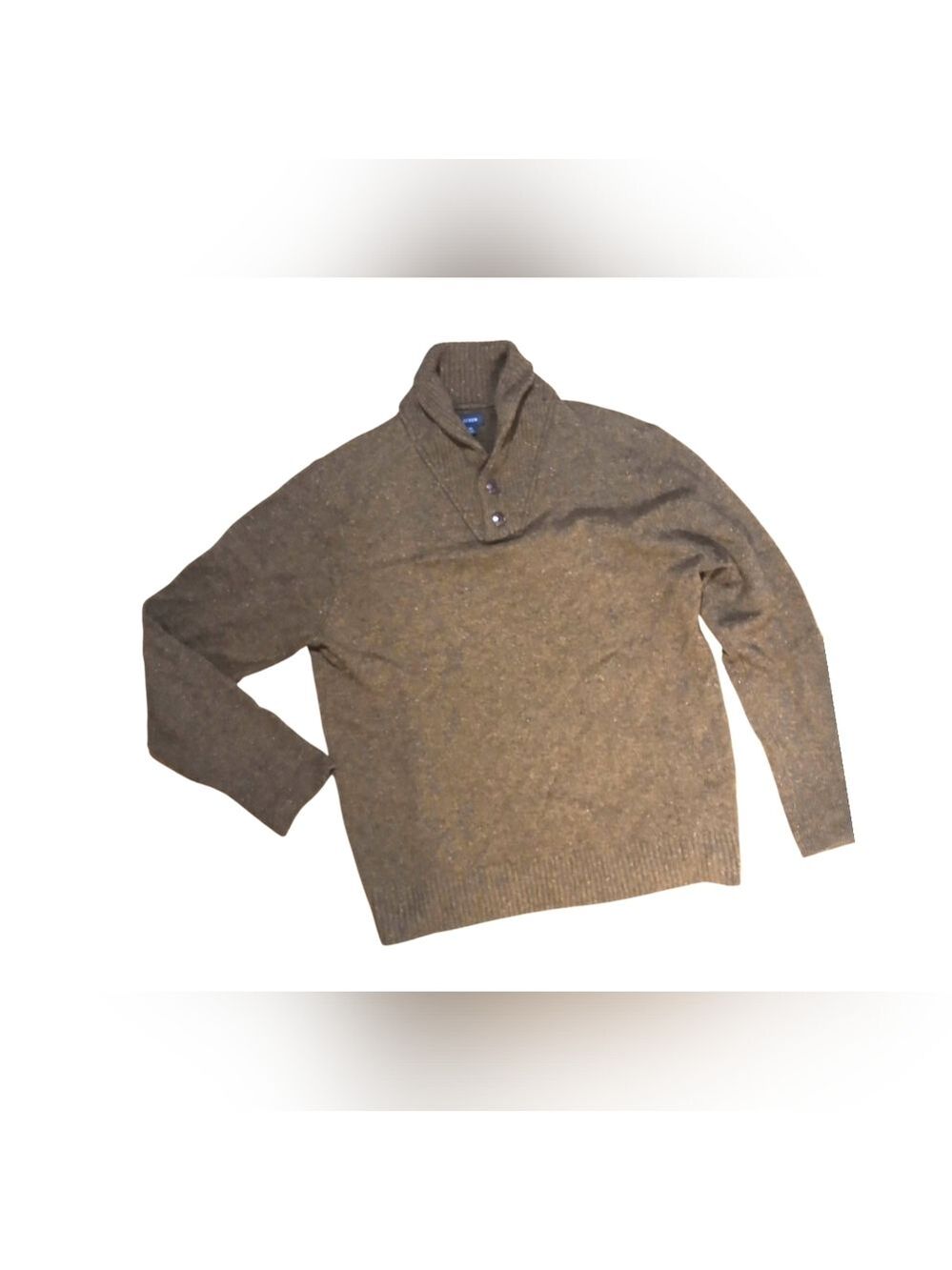 J Crew merino wool two-button shawl-collar pullover Size Xl